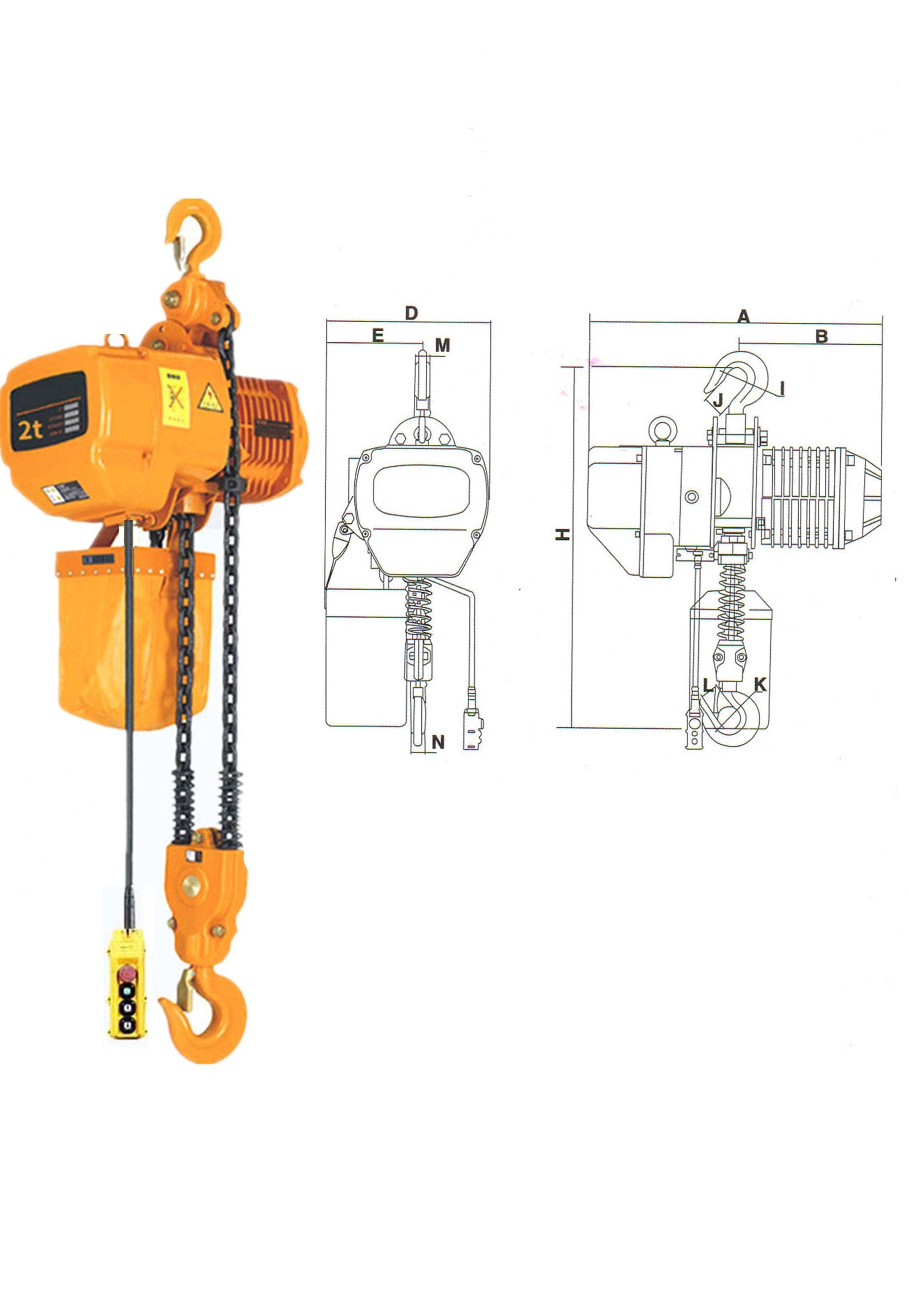 Electric Chain Hoist 1 Ton Crane Hoist 5 Ton Electric Swing Stage Construction Chain Hoist With Hook