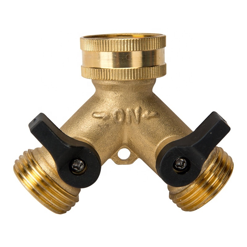 water hydraulic in stock retail splitter brass garden hose ball valve