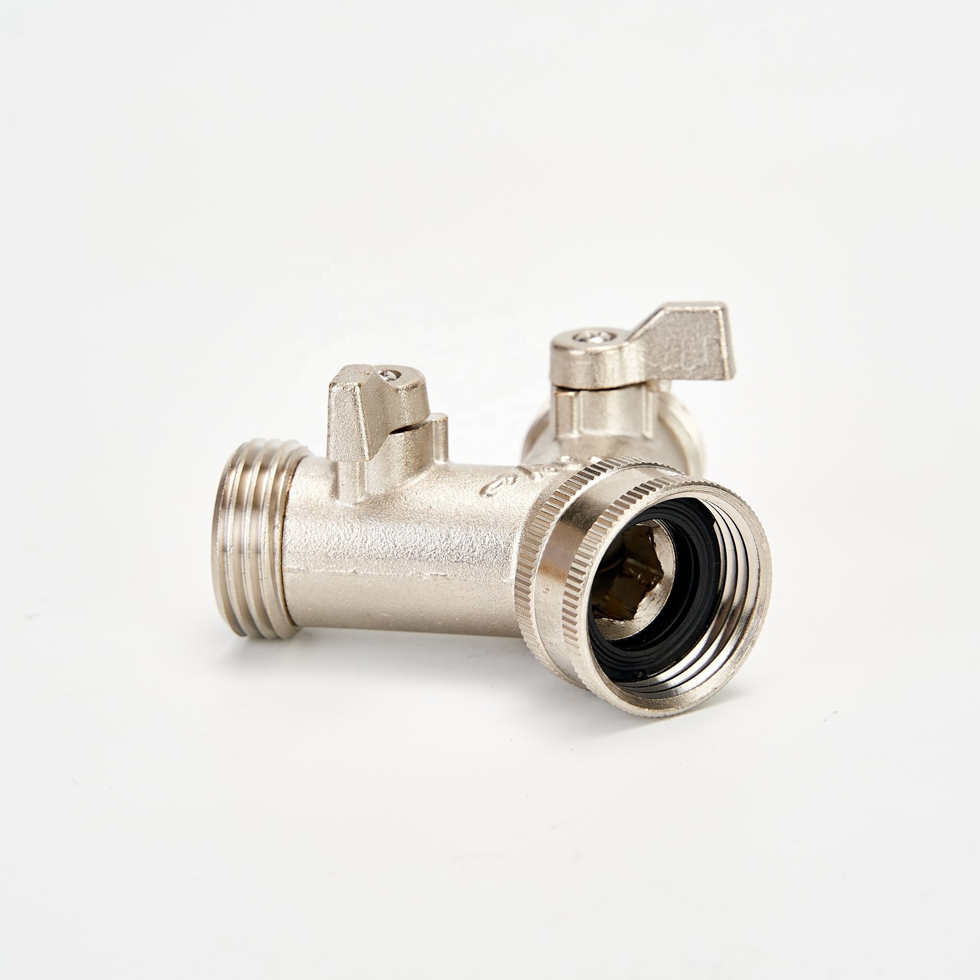 water hydraulic in stock retail splitter brass garden hose ball valve