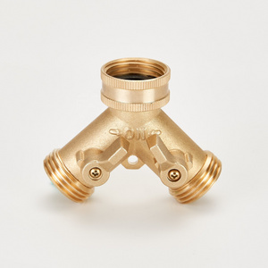 water hydraulic in stock retail splitter brass garden hose ball valve