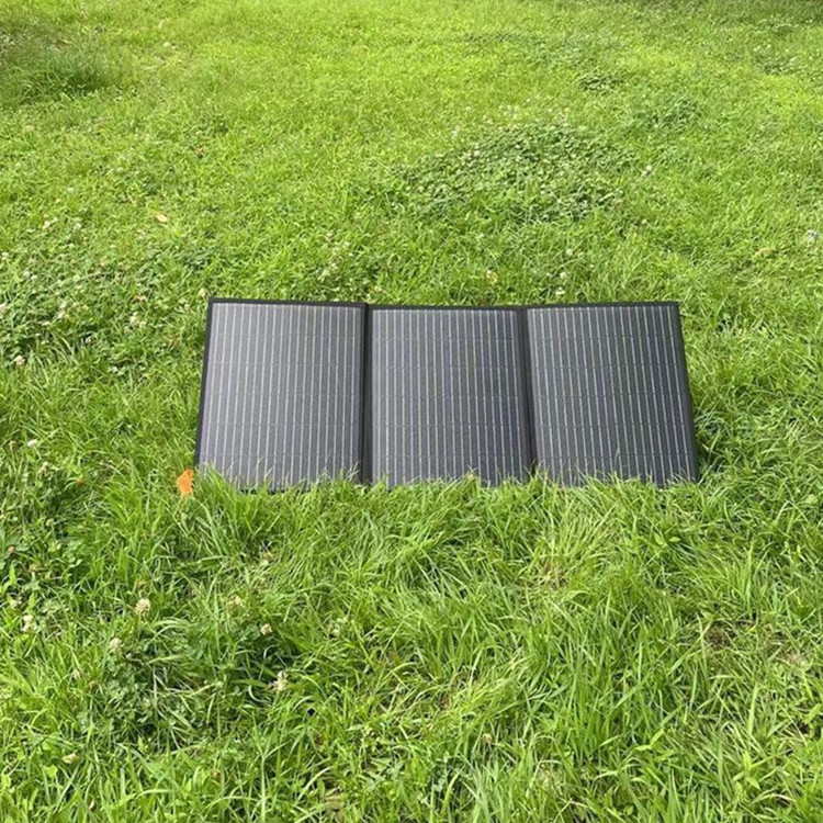 New 100W 3 foldable foldable solar panel portable USB fast charging mobile power photovoltaic panel