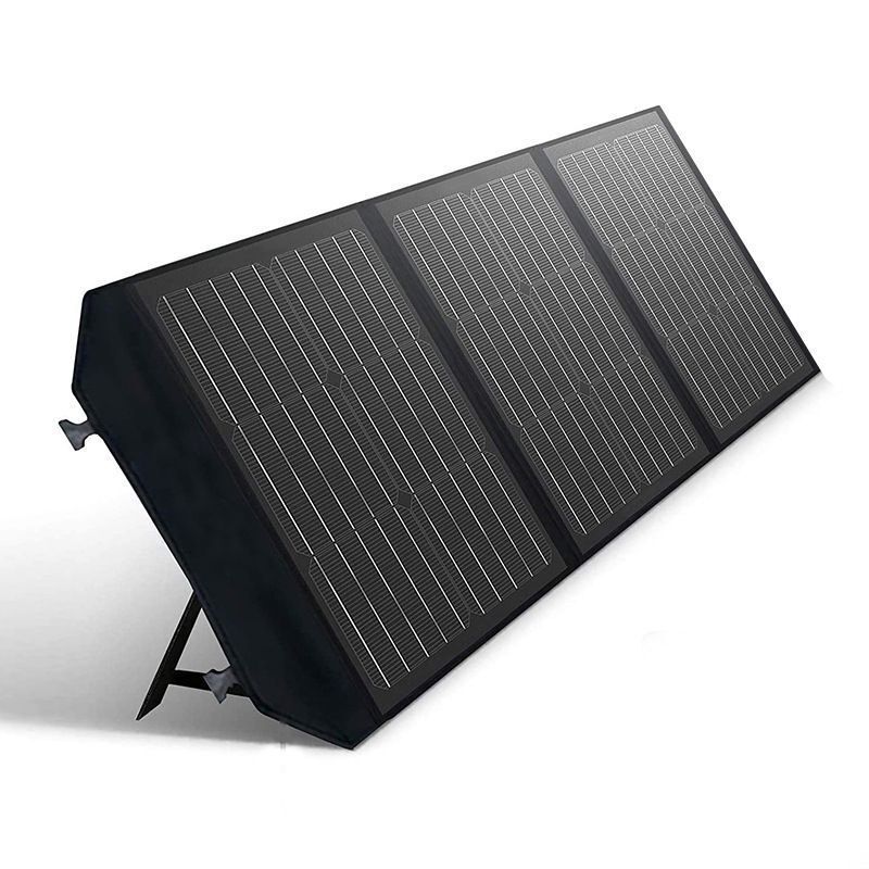 New 100W 3 foldable foldable solar panel portable USB fast charging mobile power photovoltaic panel