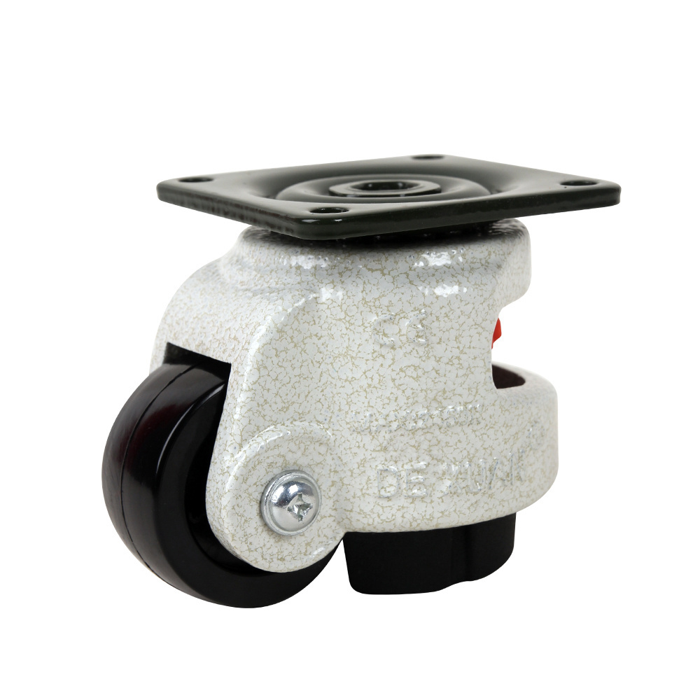 Retractable medium heavy duty 50mm leveling casters swivel castors Foma wheel