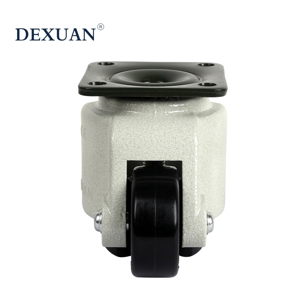 2 inch swivel industrial caster wheel,retractable leveling heavy duty caster wheel,GD40F60F GD80F GD100F leveling nylon caster