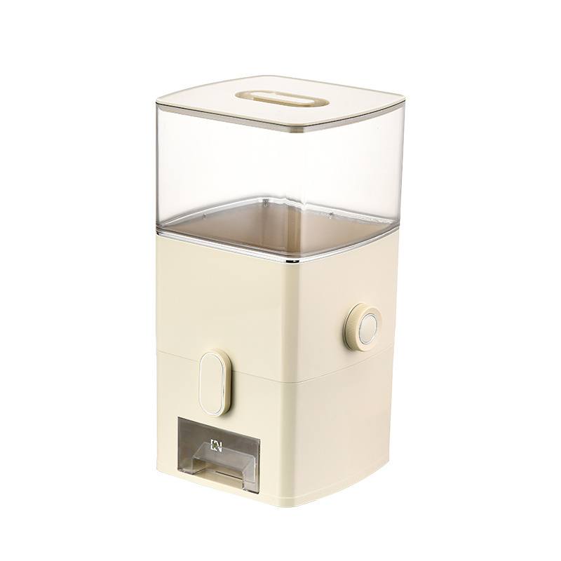 Cassava Wheat Flour Dispenser Rice Airtight Storage Container Cereal Dry Food Flour Bin Food Cereal Dispenser with Measuring Cu