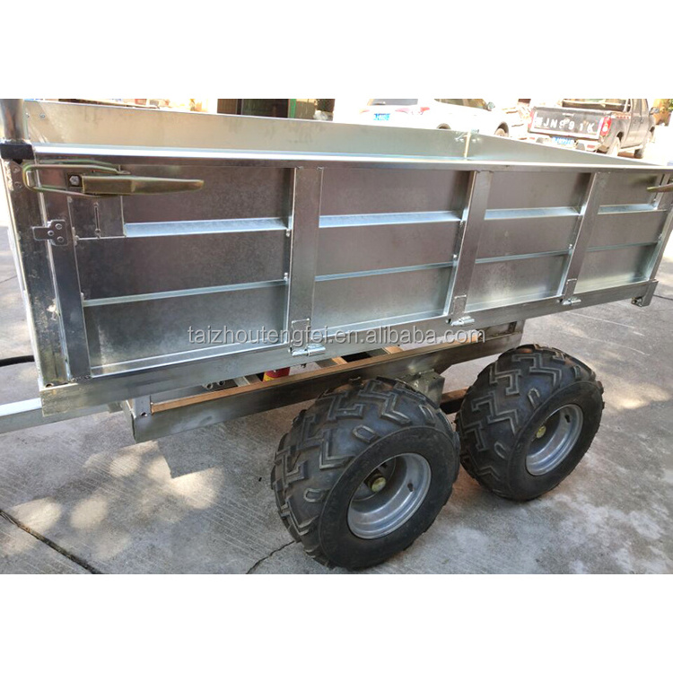 Low price Box trailer transportation caged small car trailer