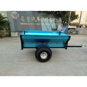 Customized Tandem Tipping Cage Tri Axle Stake Fence Livestock Galvanized Strong Box Utility Trailer