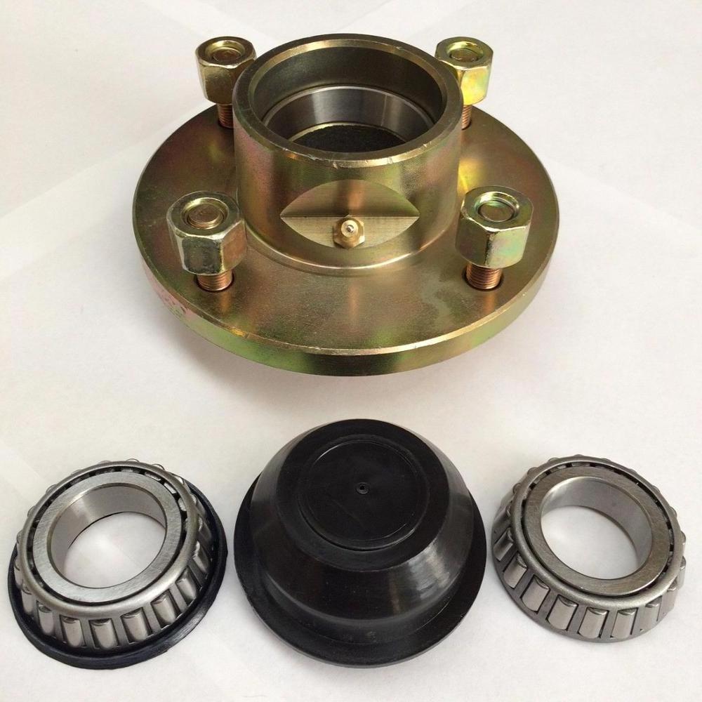 Chinese Cheap Trailer Accessories Pneumatic and Solid Tire Rim Hub Bearing Screw and Axle for Trailer