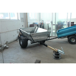 Hot Sale Dual Wheel Hdg Motorcycle Textile Box Trailer