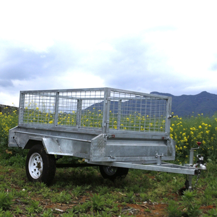 High quality utility box tipping cage trailer used for farm