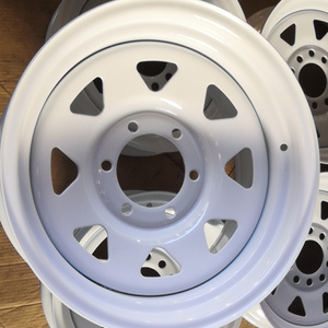 Wholesale steel trailer rim 5jx14 light truck rims 4.5j*13 custom wheels factory