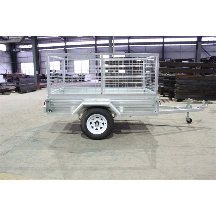 High quality utility box tipping cage trailer used for farm