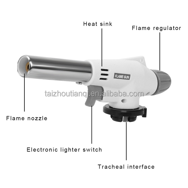 Butane Gas BBQ Flame Gun Kitchen Butane Fire Lighter Burner Heating Torch