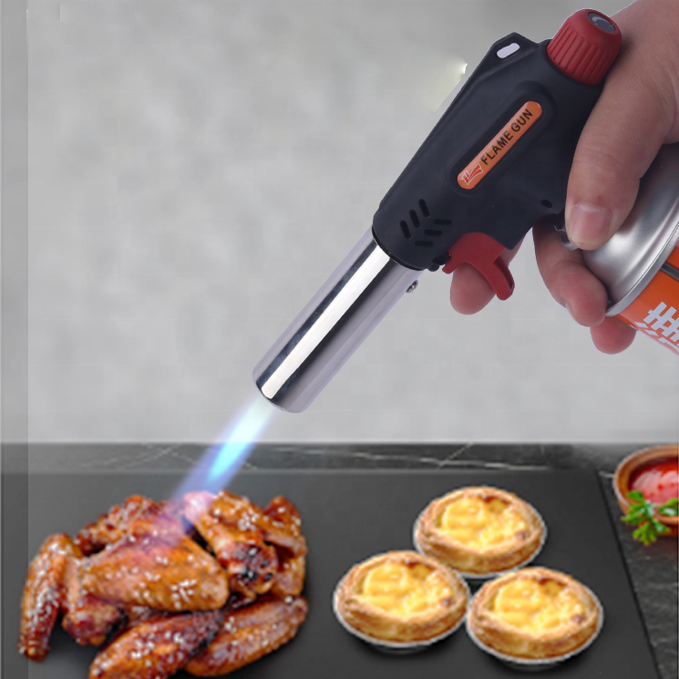 Wholesale small cheap portable gun lighter  Pipe Butane Flame Gun