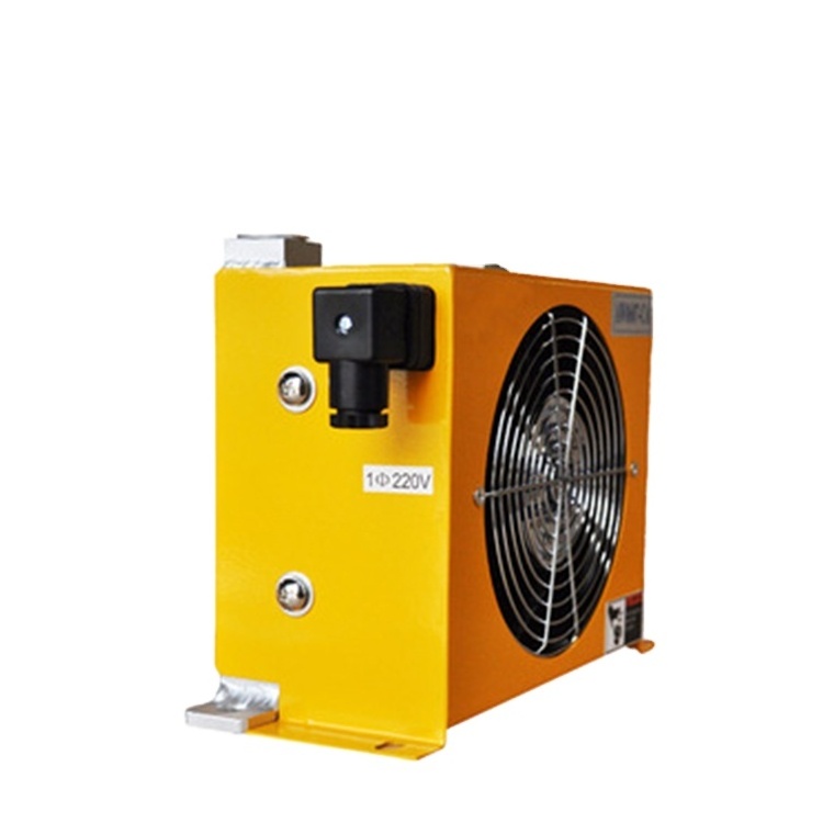 Free Shipping AH1012T-CA220V Hydraulic Air Cooler AH Series Air-Cooled Aluminum Oil Cooler Fan Heat Exchanger