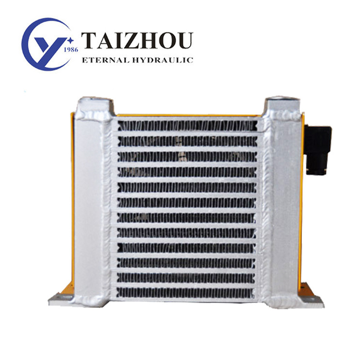 China Mini Industrial Air Cooler Aw0607T-Ca Series Aluminum Plate Fin Heat Exchanger For Hydraulic Oil Cooling System Credit