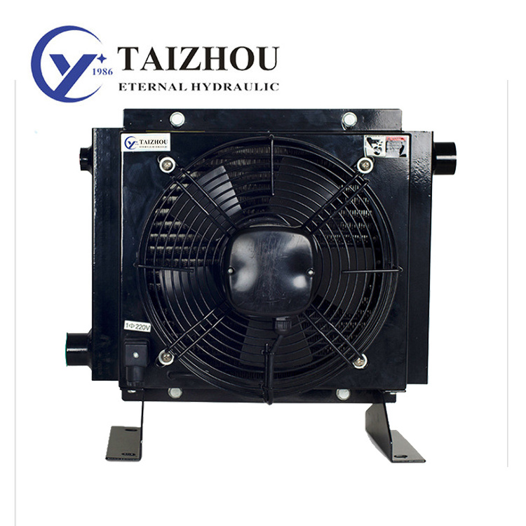 Good Quality AH Plate Fin Aluminum Hydraulic Oil Cooler With Fan, Heat Exchangers For Sale