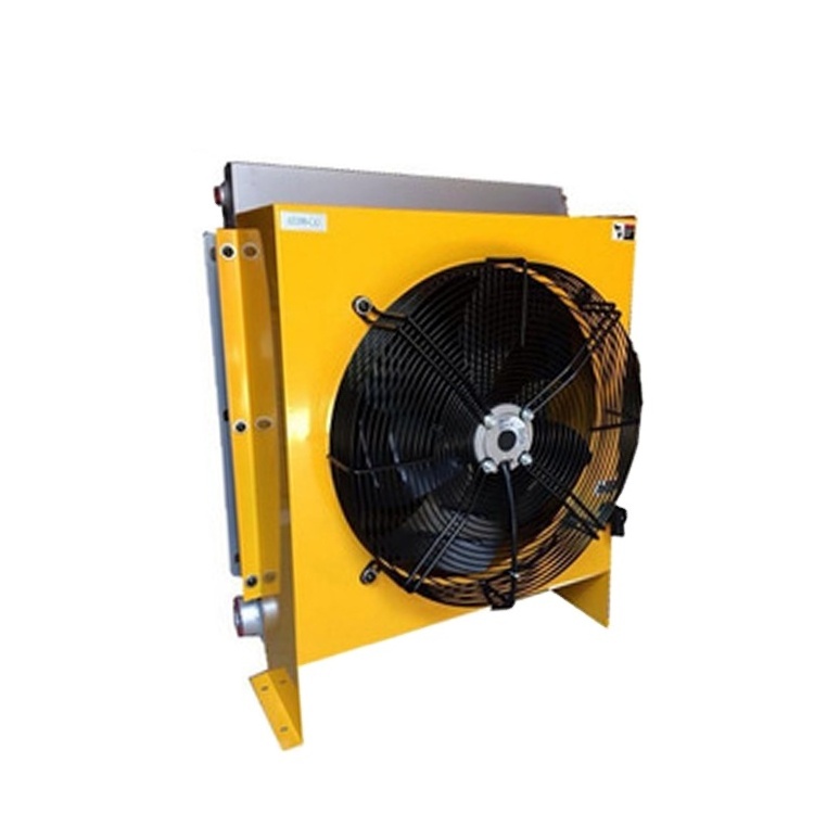 Free Shipping AH1012T-CA220V Hydraulic Air Cooler AH Series Air-Cooled Aluminum Oil Cooler Fan Heat Exchanger