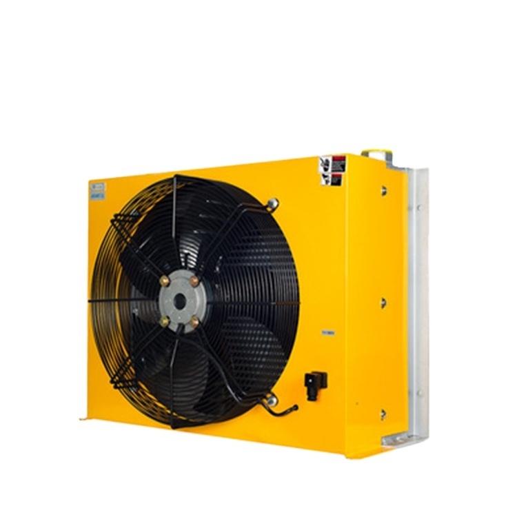 Free Shipping AH1012T-CA220V Hydraulic Air Cooler AH Series Air-Cooled Aluminum Oil Cooler Fan Heat Exchanger