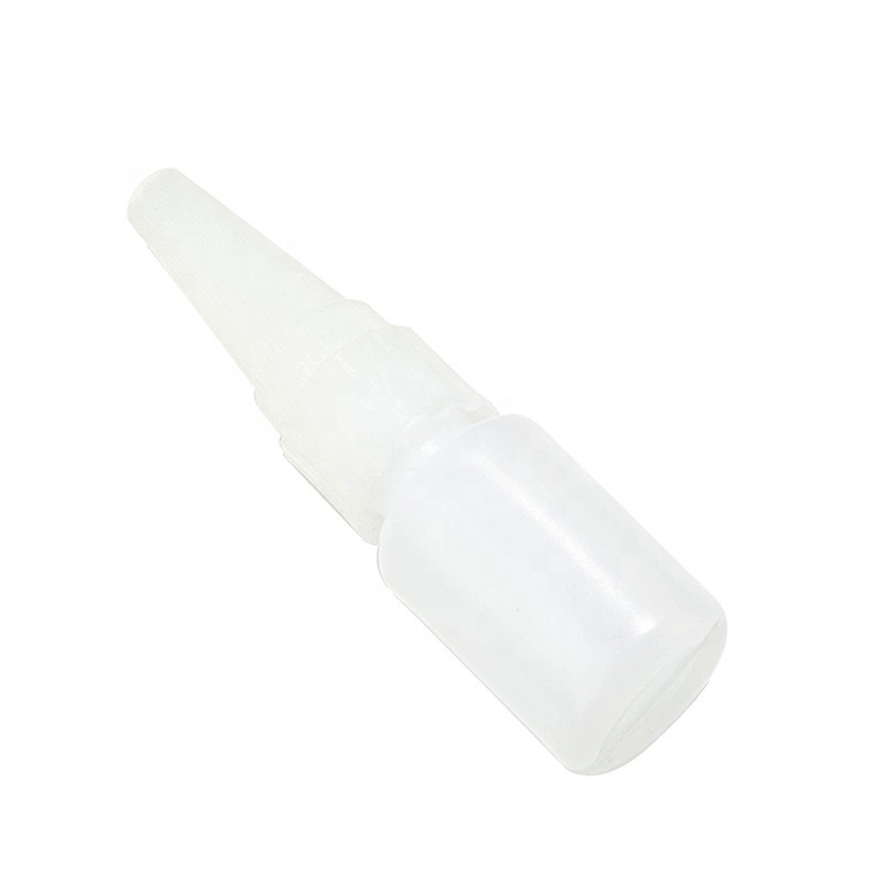 10ml Portable Quick-Drying Plastic Mini Glue Bottle Hdpe Cosmetic Semi Transparent Nude Squeeze Bottle