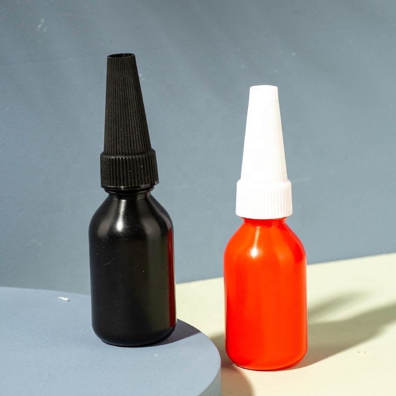 20ml Custom Bling Bottle Lash Adhesive Glue Packing Small Squeeze Applying Nail Glue Bottle