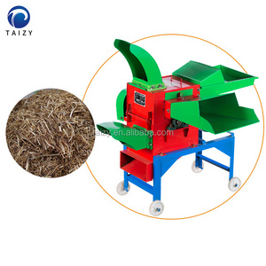 combined grass chopper chaff Cutter and corn crusher machine for cow sheep farm