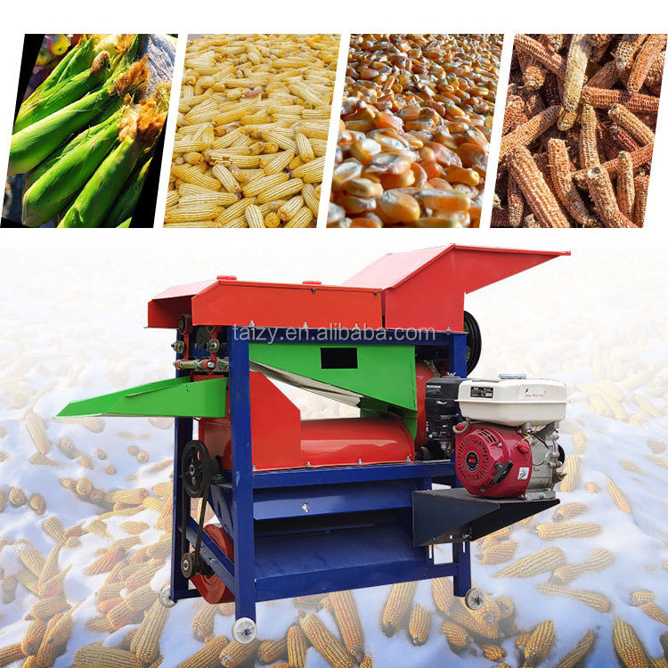 corn shelling machine maize peeler and thresher petrol corn sheller machine