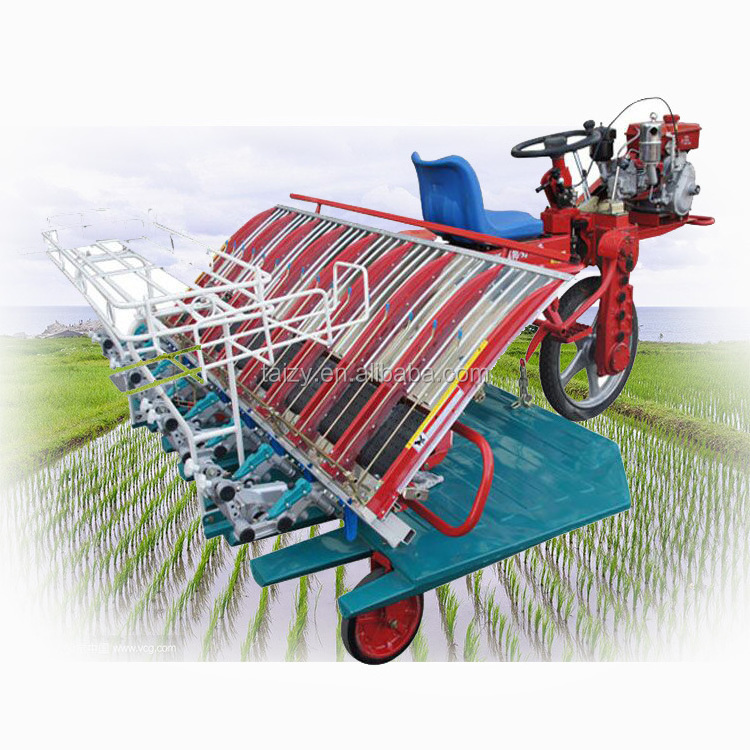 high efficiency paddy rice transplanter 8 rows planting machine