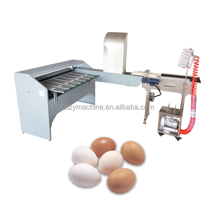 Automatic Egg Grading Machine Vacuum Egg Lifter Small Egg Grader Sorter Packer Machine