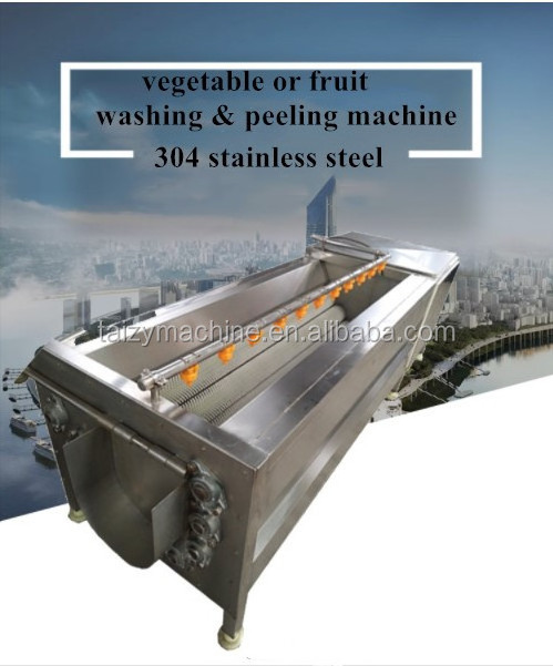 Good quality Industrial Carrot Ginger Cassava Sweet Potato Washing Peeling Machine