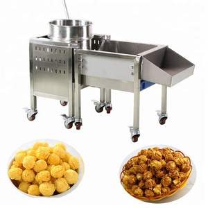 Stainless steel caramel popcorn machine industrial popcorn making machine