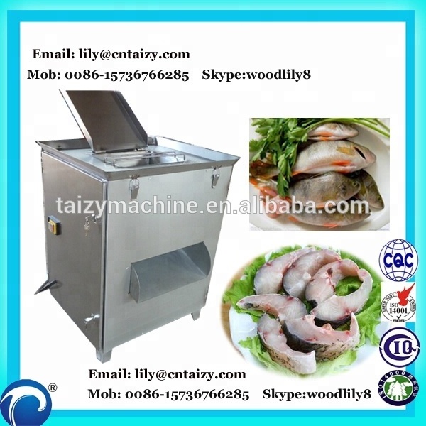 Automatic fish fillet cutting machine for fresh and half frozen fish