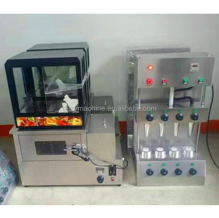 Automatic pizza cone making machine/Pizza cone maker/Pizza cone molding machine