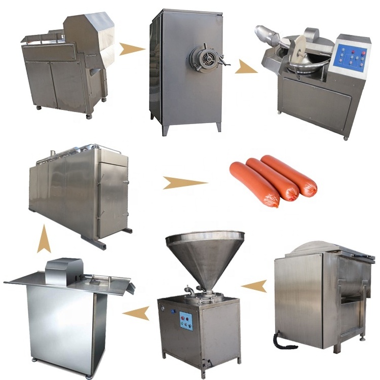 automatic sausage making machine chicken sausage making machine salami cutter