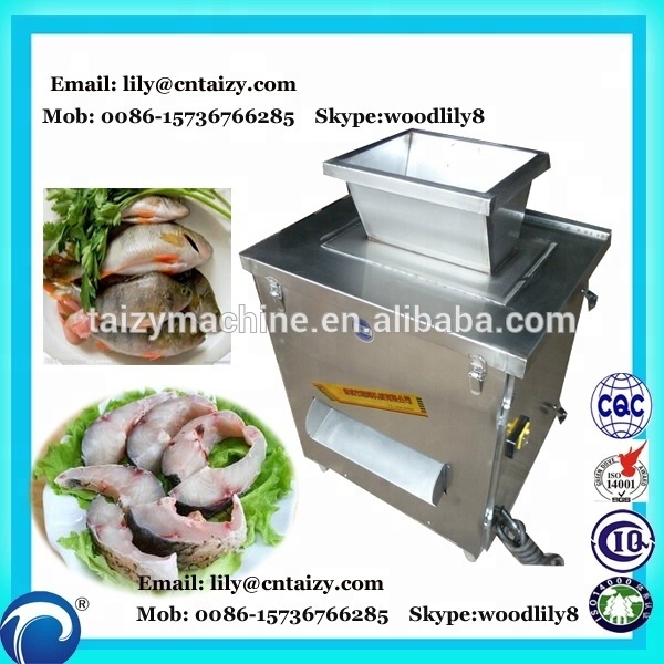 Automatic fish fillet cutting machine for fresh and half frozen fish