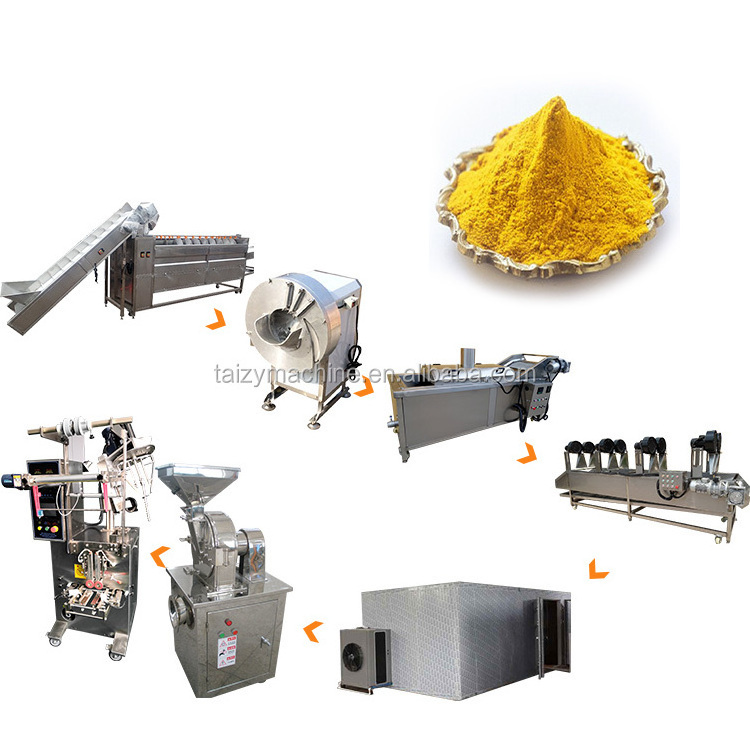 Galangal powder processing machine ginger peeling washing machine plantain slicer