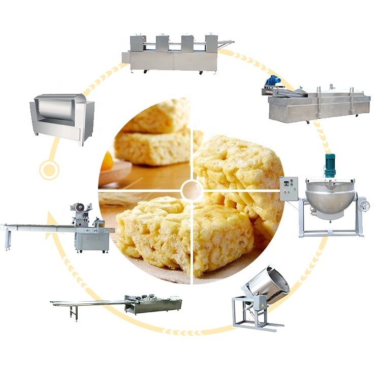 Hot Sale Caramel Treats Cutting Machine shachima production line price machine frying machine