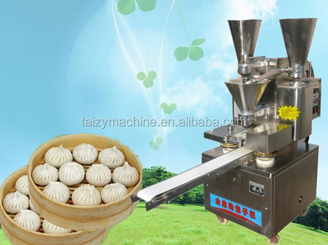 High quality Chinese momo making machine Chinese pork buns Machine make vegetable baozi steamed stuffed bun