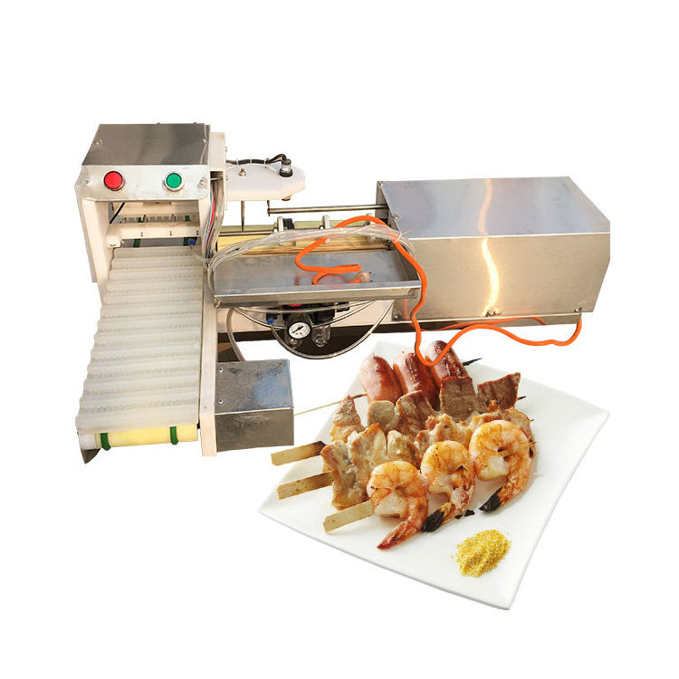 machine manufacturers souvlaki chicken skewer shish kebab making machine kebab sausage skewer machine