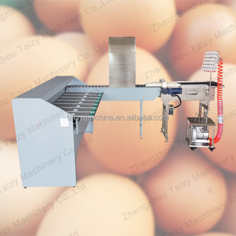 Automatic Egg Grading Machine Vacuum Egg Lifter Small Egg Grader Sorter Packer Machine