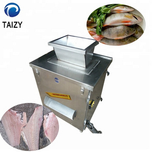 Automatic fish fillet cutting machine for fresh and half frozen fish