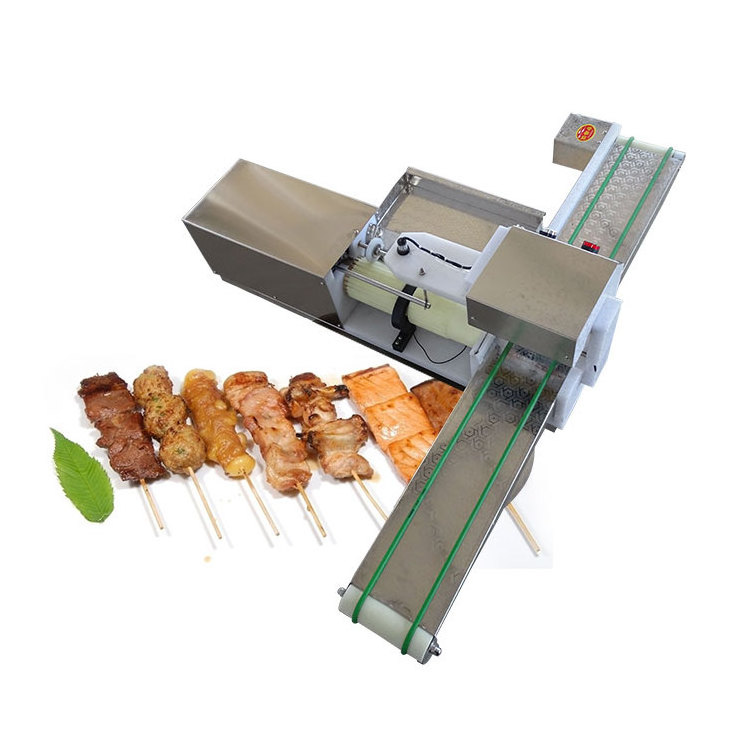 large capacity doner kebab wear string machine automatic souvlaki skewer wear string machine