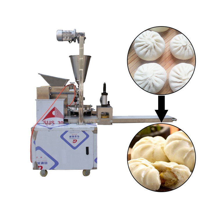 High quality Chinese momo making machine Chinese pork buns Machine make vegetable baozi steamed stuffed bun