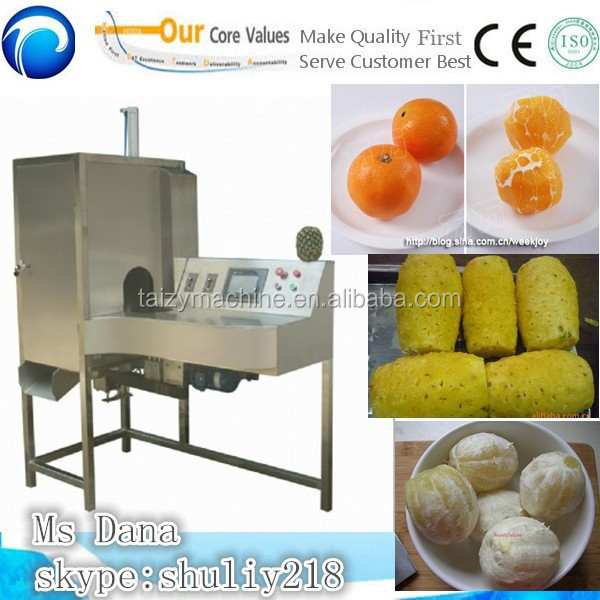 Good effect pineapple Skin Peeling Machine orange apple lemon peeling machine with best quality