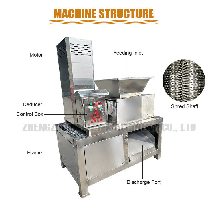 big bone crusher shredder butcheries butchering equipment meat food processing machinery