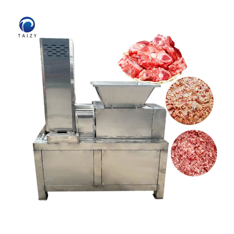 stainless steel bone goat cow meat shredder animal bone shredding machine