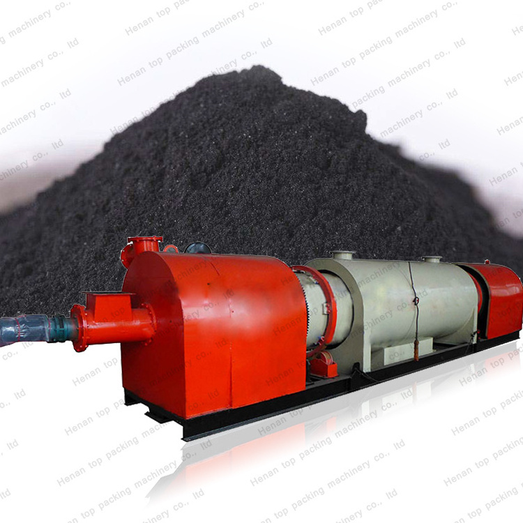 Factory Price Continuous Type Smokeless Rotary Carbonization Furnace / Coconut Shell Biochar Charcoal Making Machine