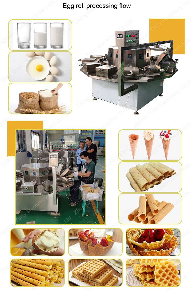 Hot Sale manual egg roll machine/wafer stick machine/omelet maker waffle cone maker