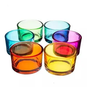 multicolor tealight candle votives wholesale latest design Decorative candle glass holder