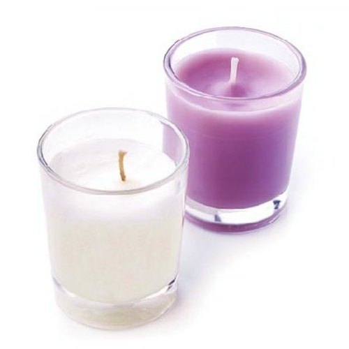 Handmade Best sell products 10oz Frosted Clear Sublimation Blanks Small Tealight Glass Candle Jar With Wooden Lid